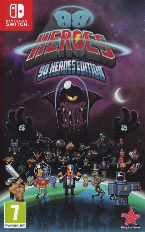 88 Heroes box art for Nintendo Switch